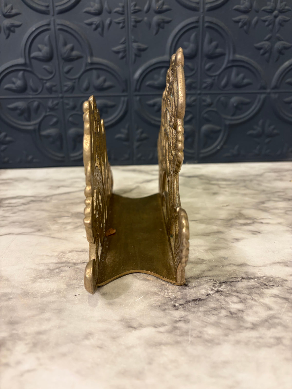 Ornate Brass Letter Holder