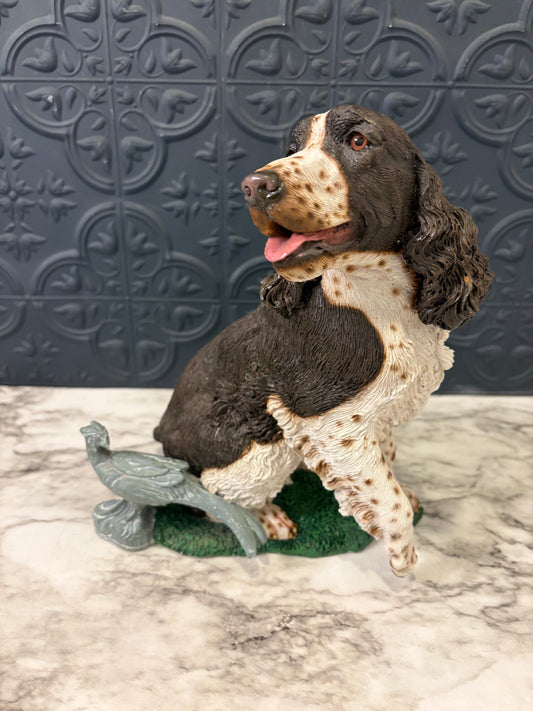Springer Spaniel Dog Figurine by Stone inc