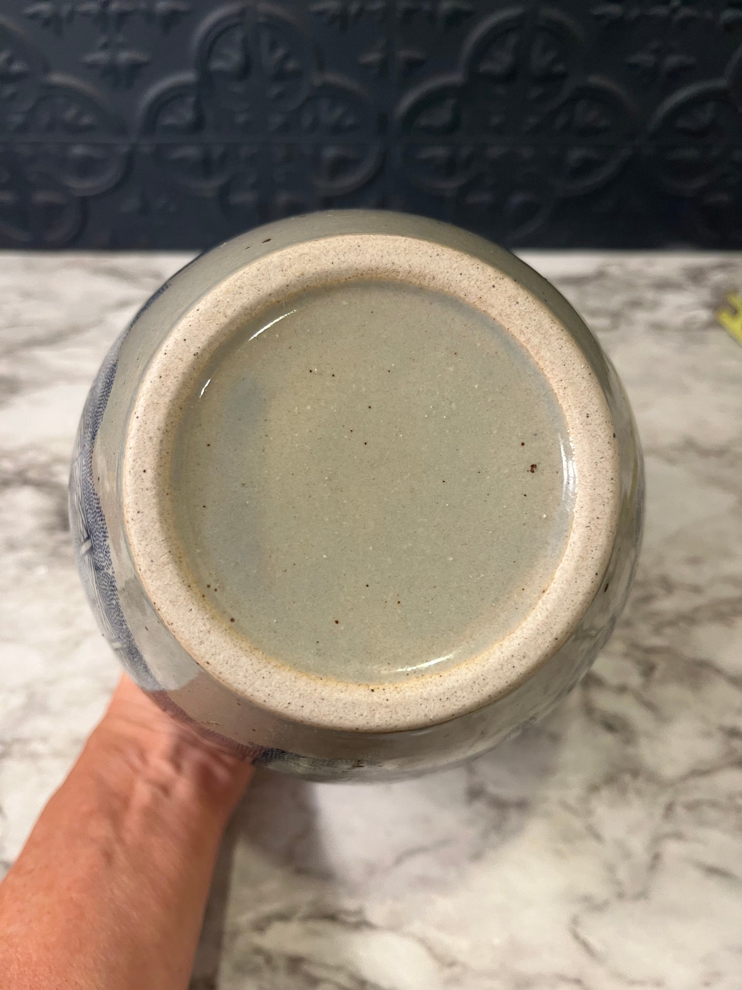 Grey and Blue Vase 1940's