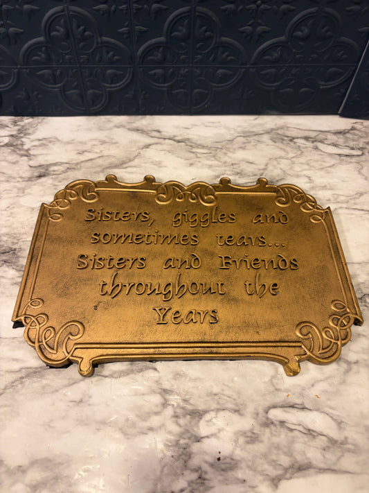 Sisters Plaque