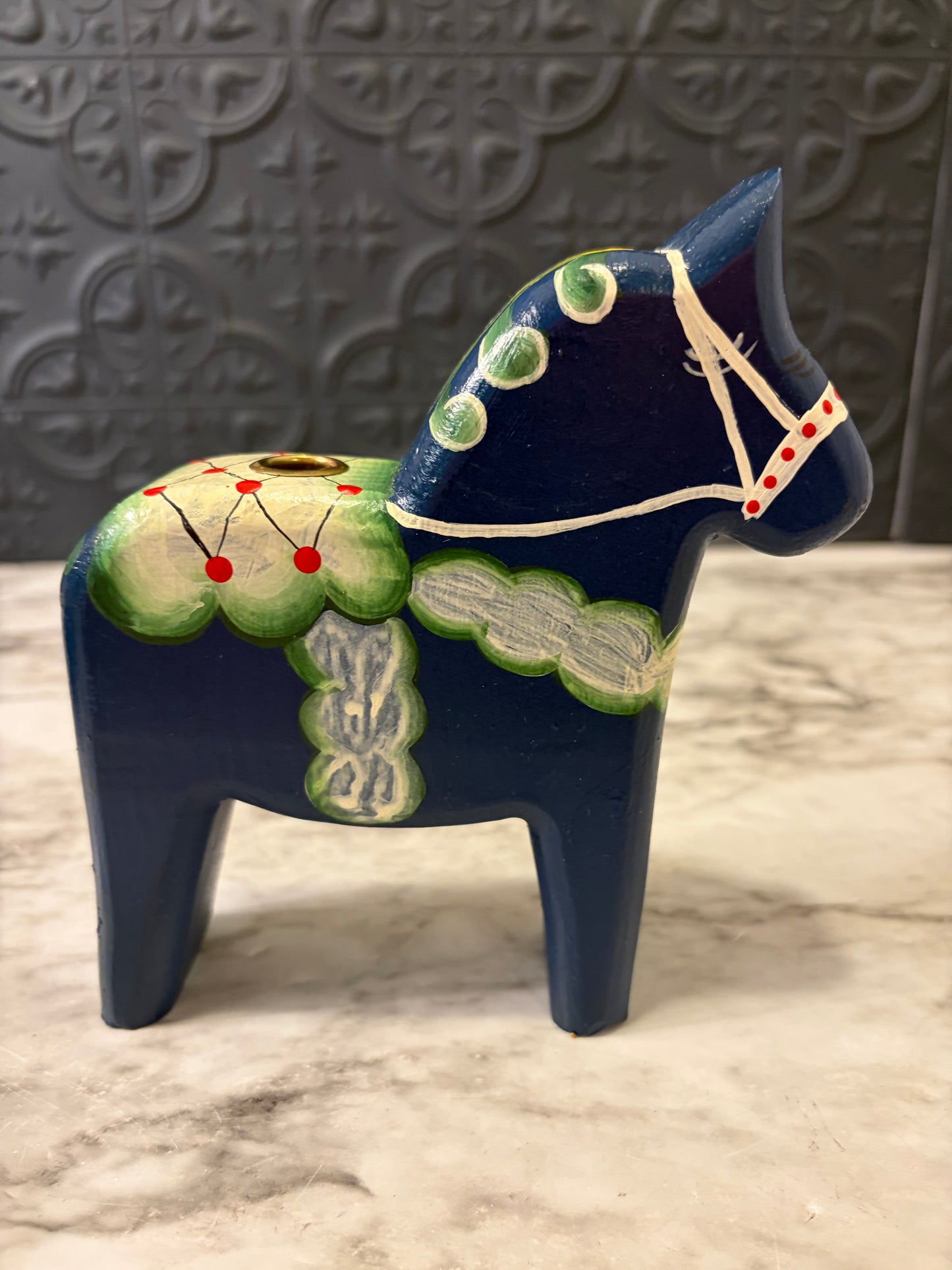 Dala Horse Candle Holder