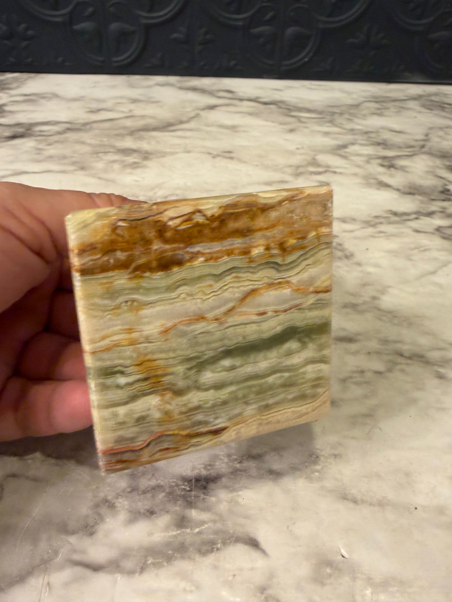 2.5" Onyx Stone Pyramid