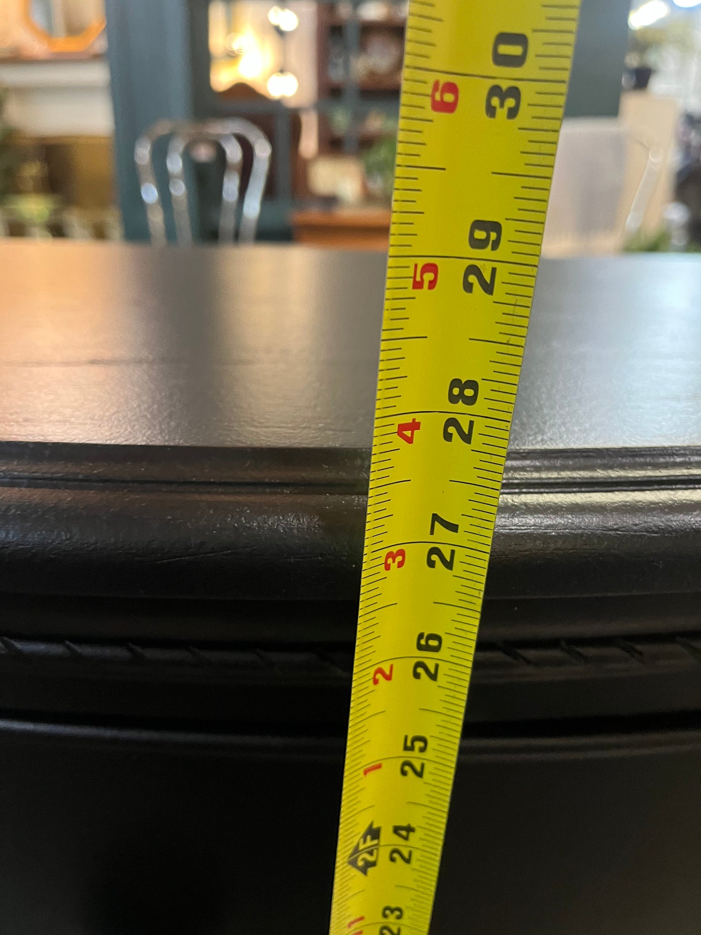 Black Refinished Nightstand Set By River's Edge