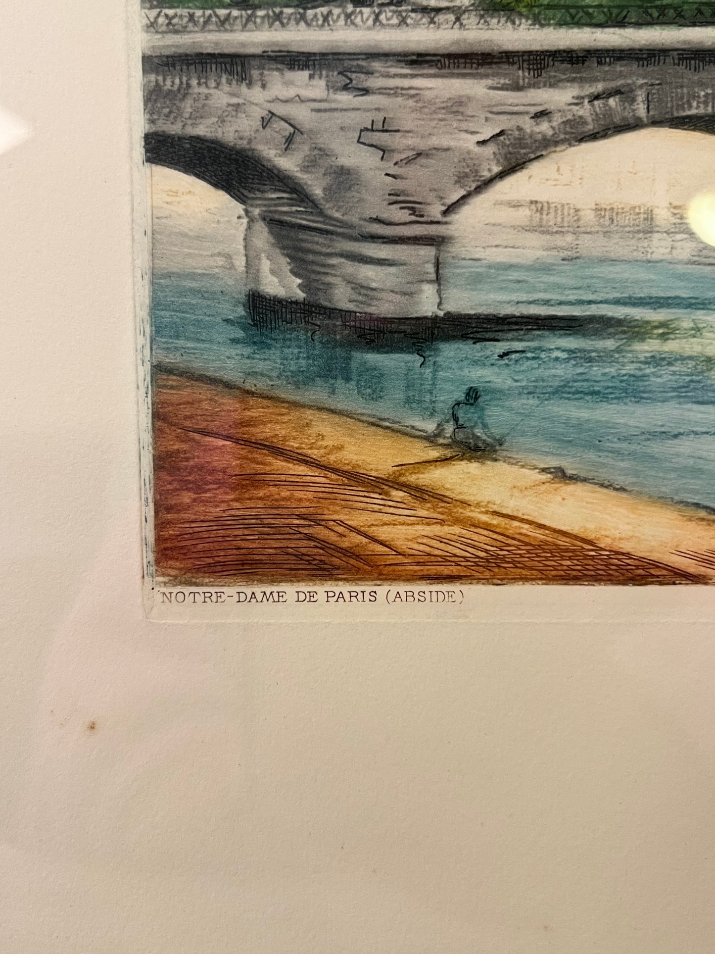 Print of Notre Dame Watercolor