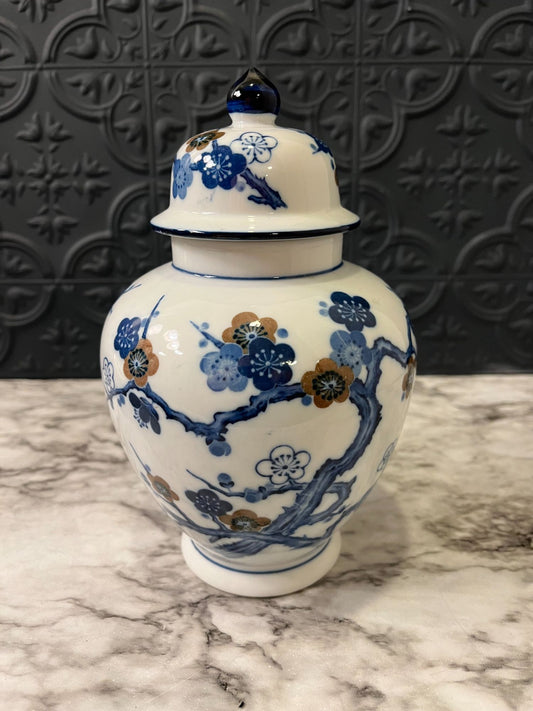 Blue and White Ginger Jar