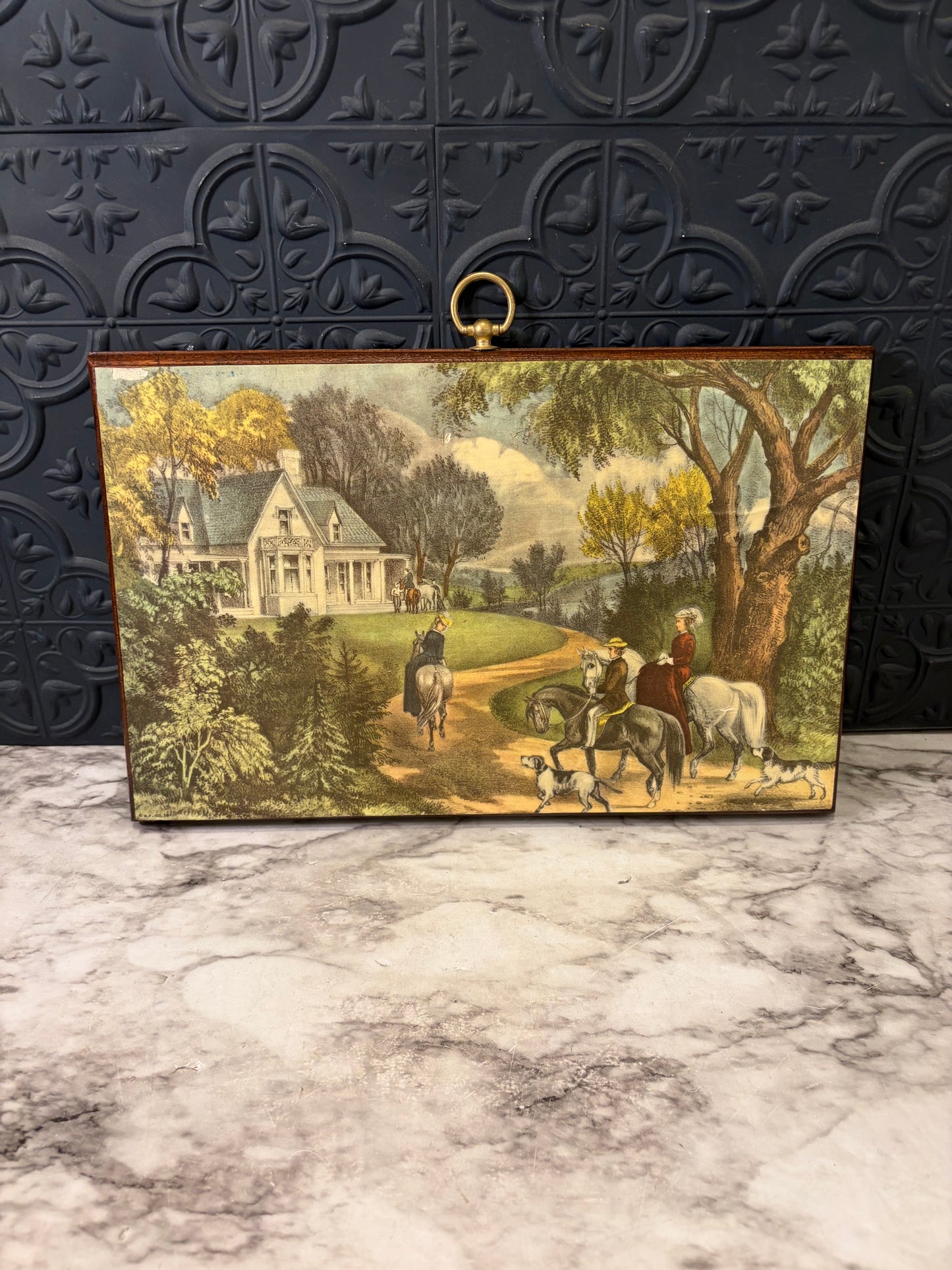 Summer in the Country Print on Wood