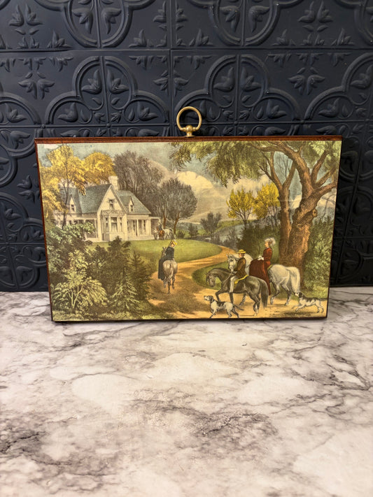 Summer in the Country Print on Wood