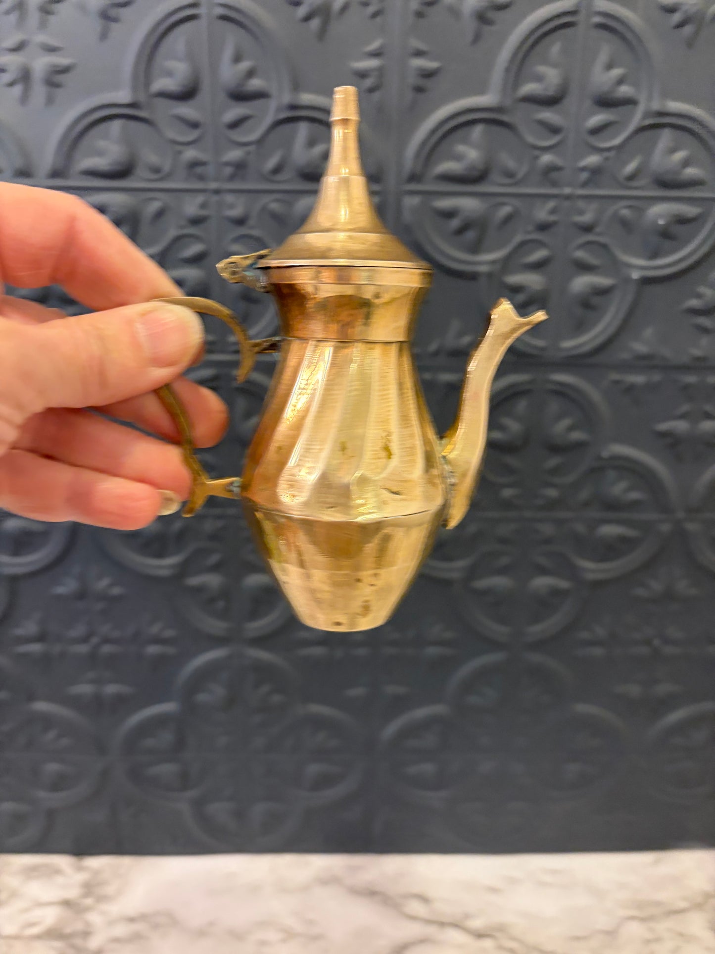 Small Brass Indian Pitcher