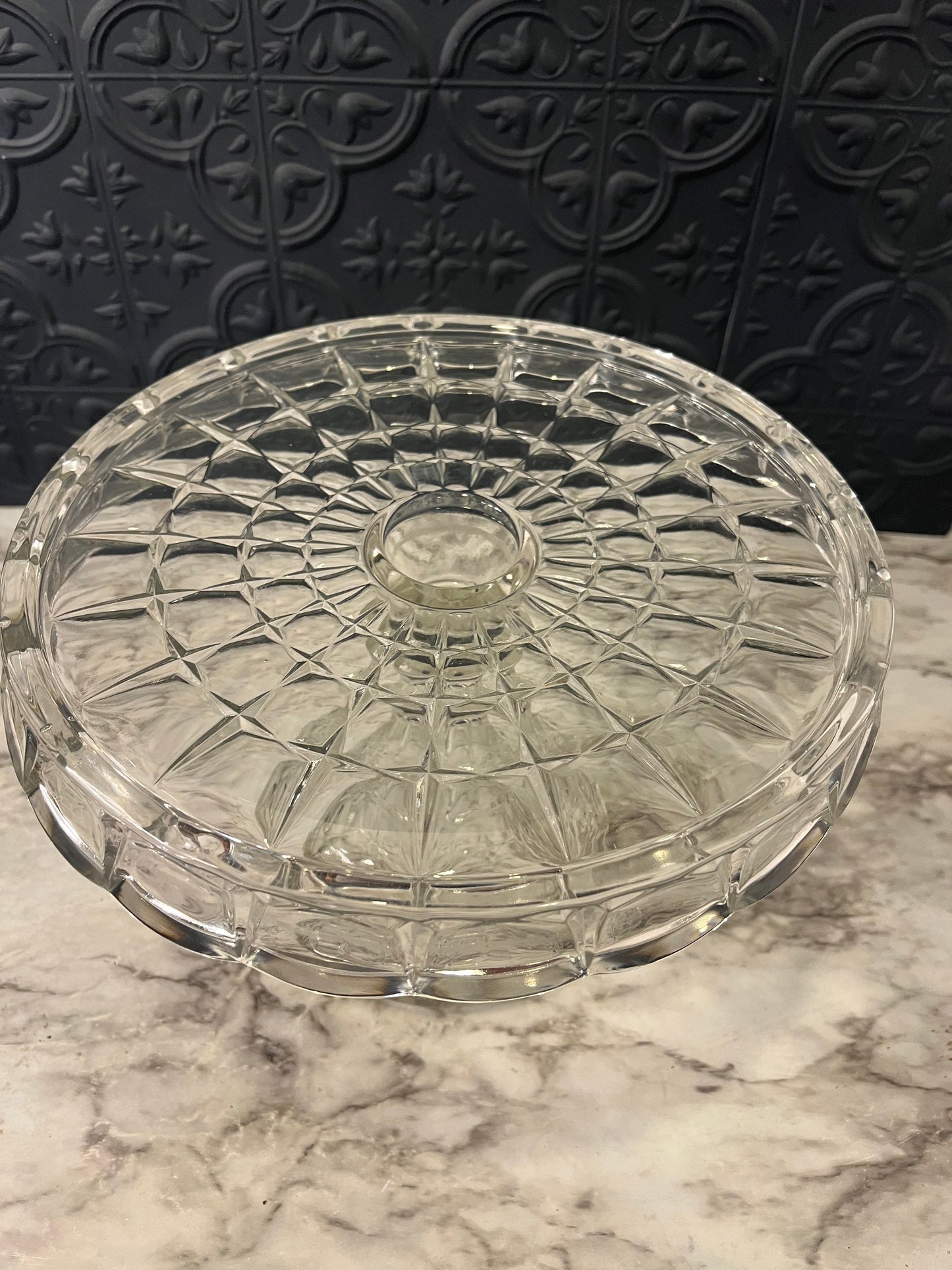Glass Pedestal Cake Stand