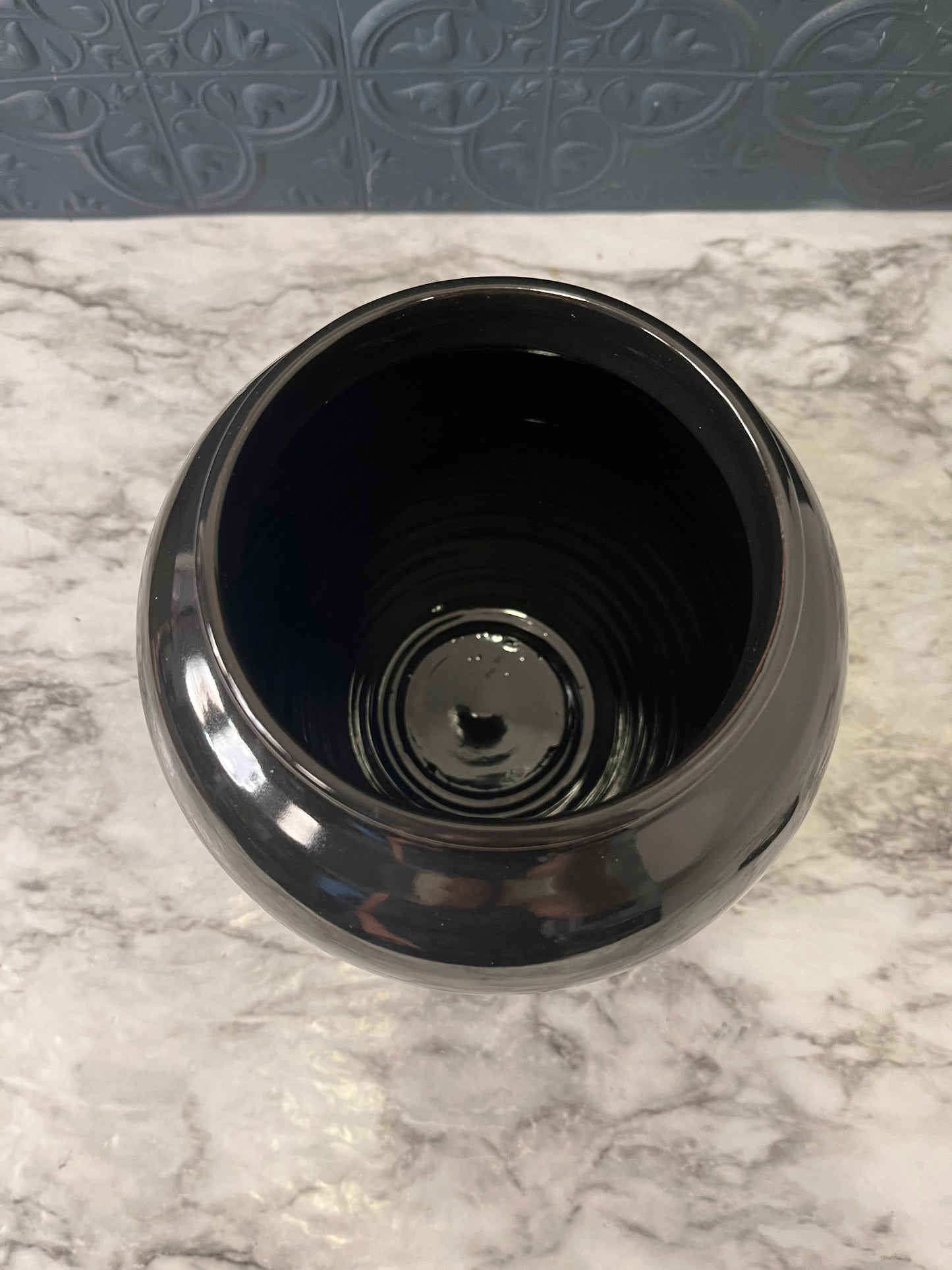 Black Round Vase Pier One