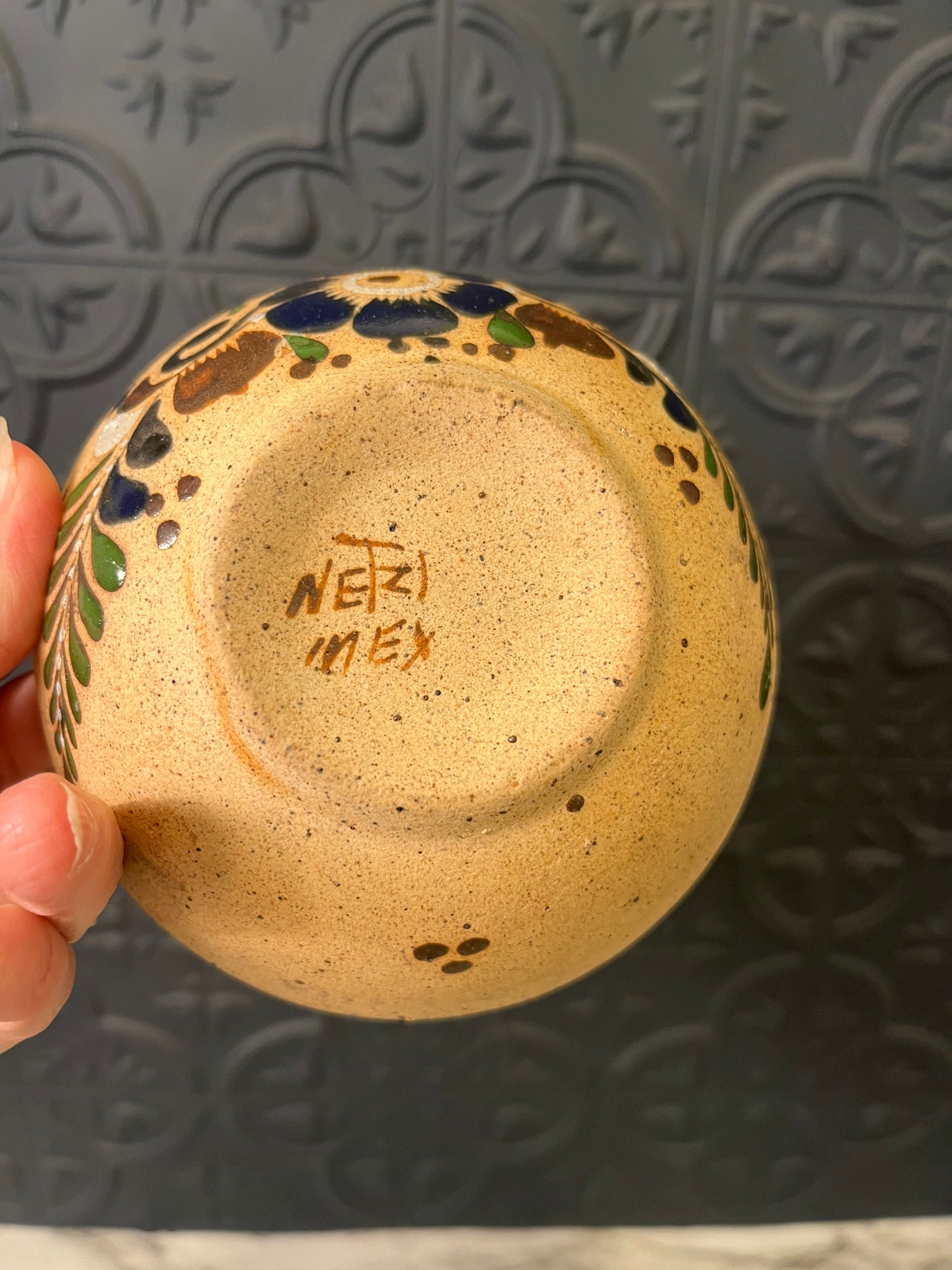 Small Mexican hand painted Bowl