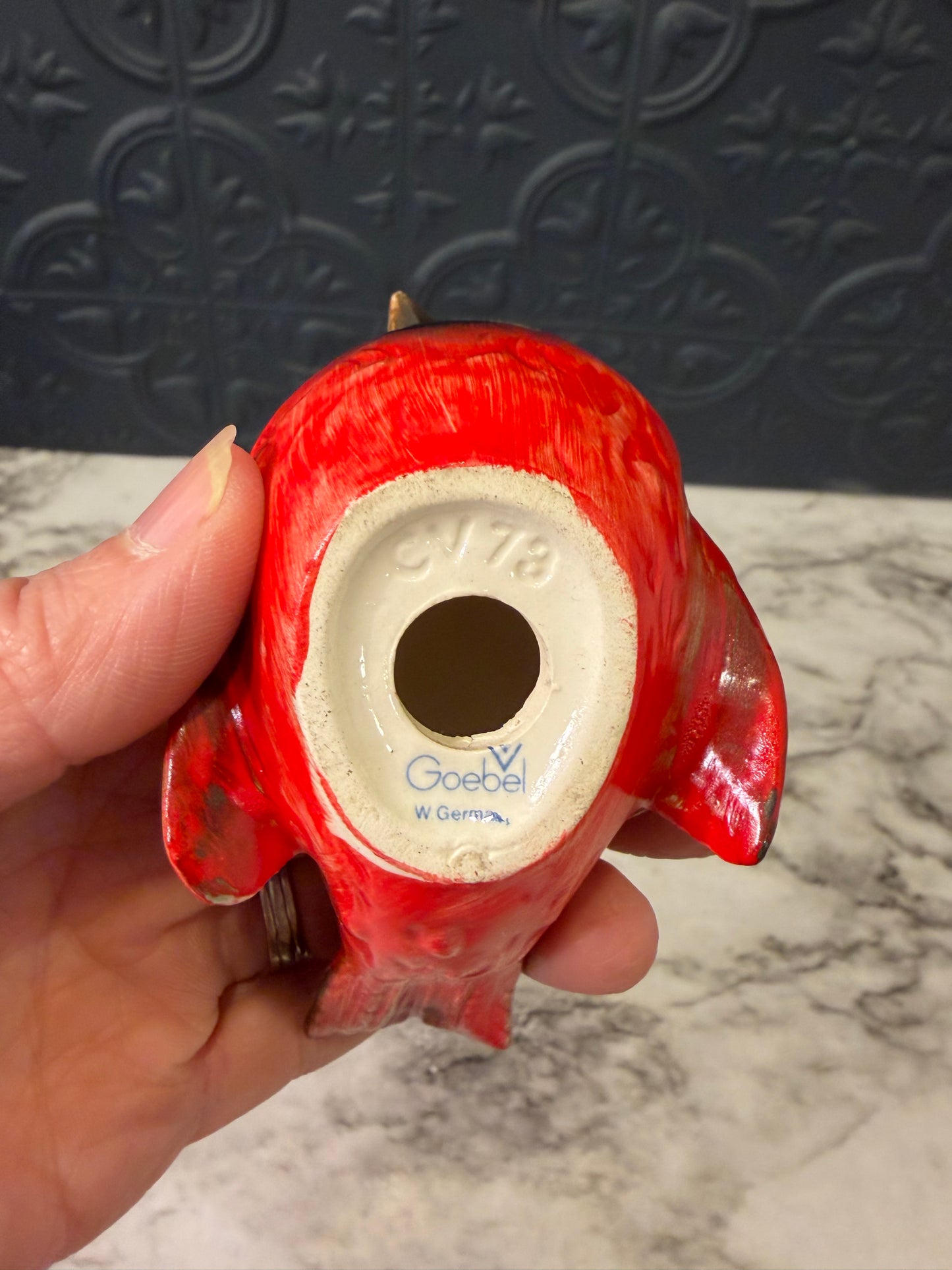 Goebel Red Bird Figure