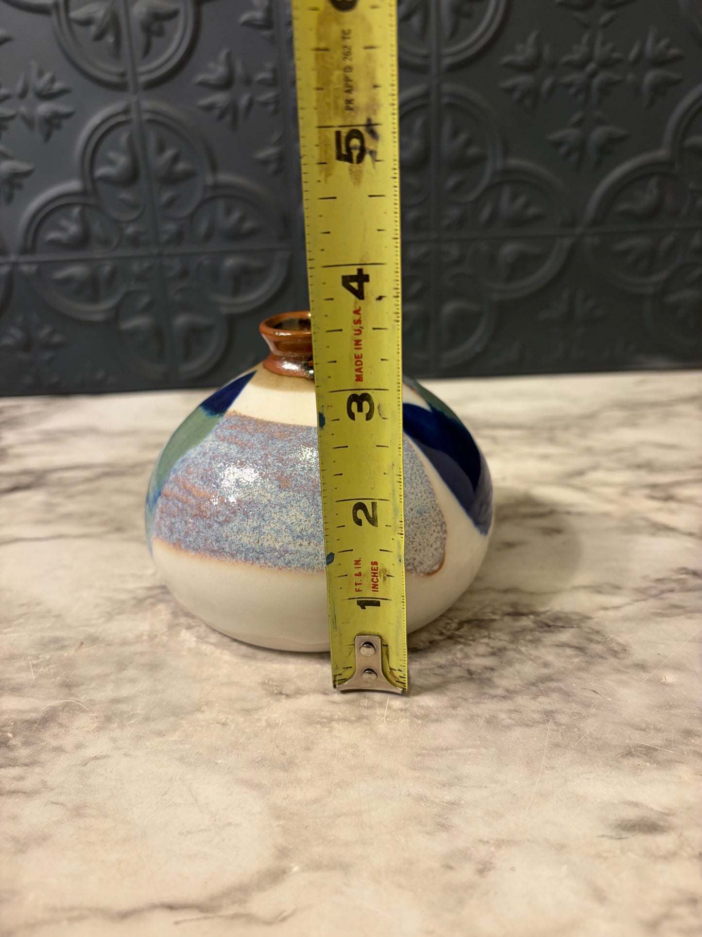 Round Squat Bud Vase Multi Color