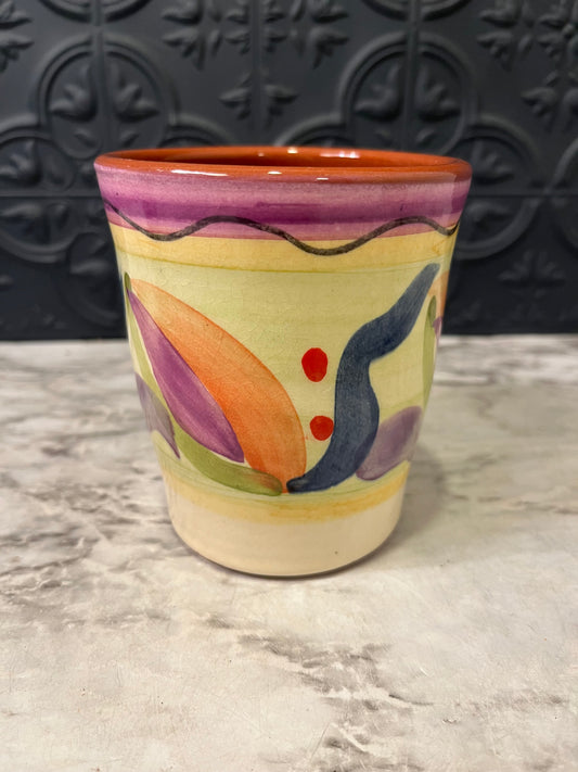 Hand Painted Ceramic Cup/Planter