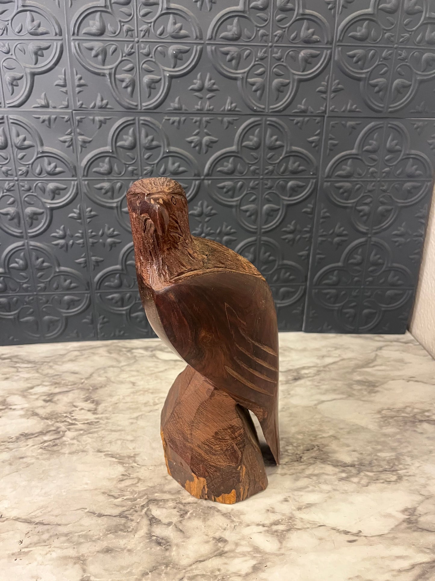 Ironwood Carved Eagle 11"