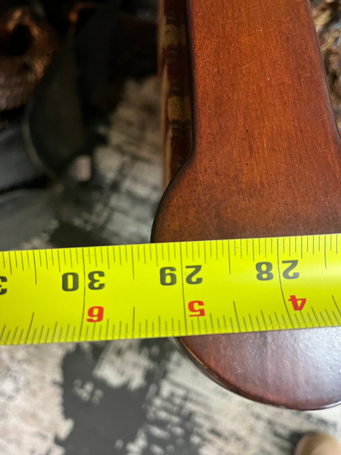 Vintage Barrel Chair Gold and Burgundy Stripe