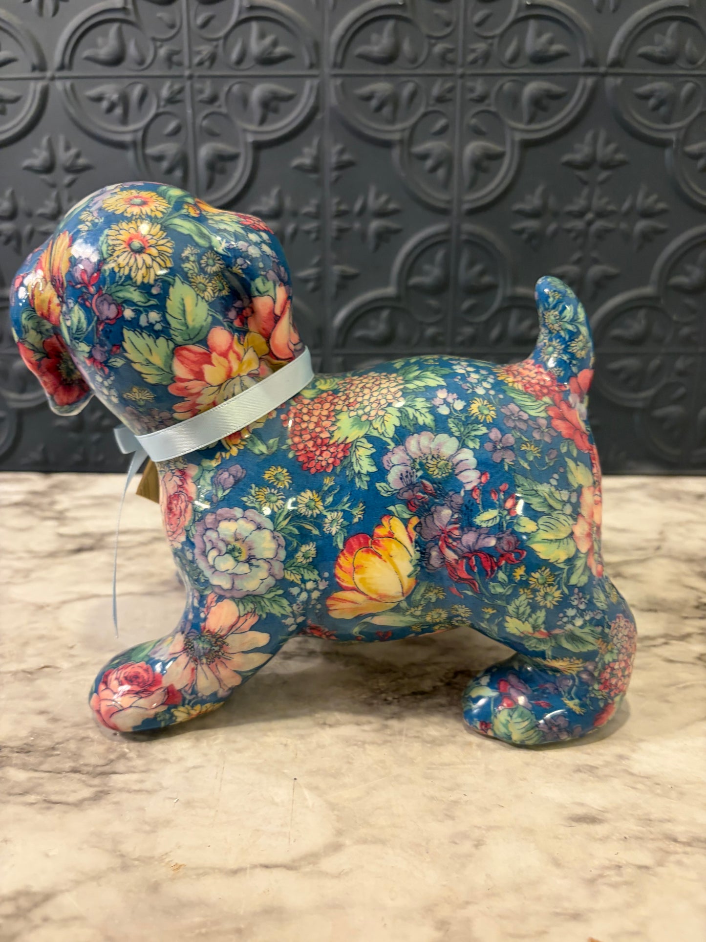 Porcelain Patchwork Dog