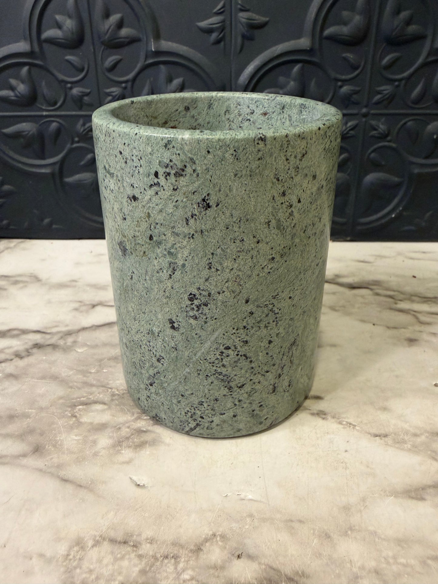 Small Green Marble Tumbler