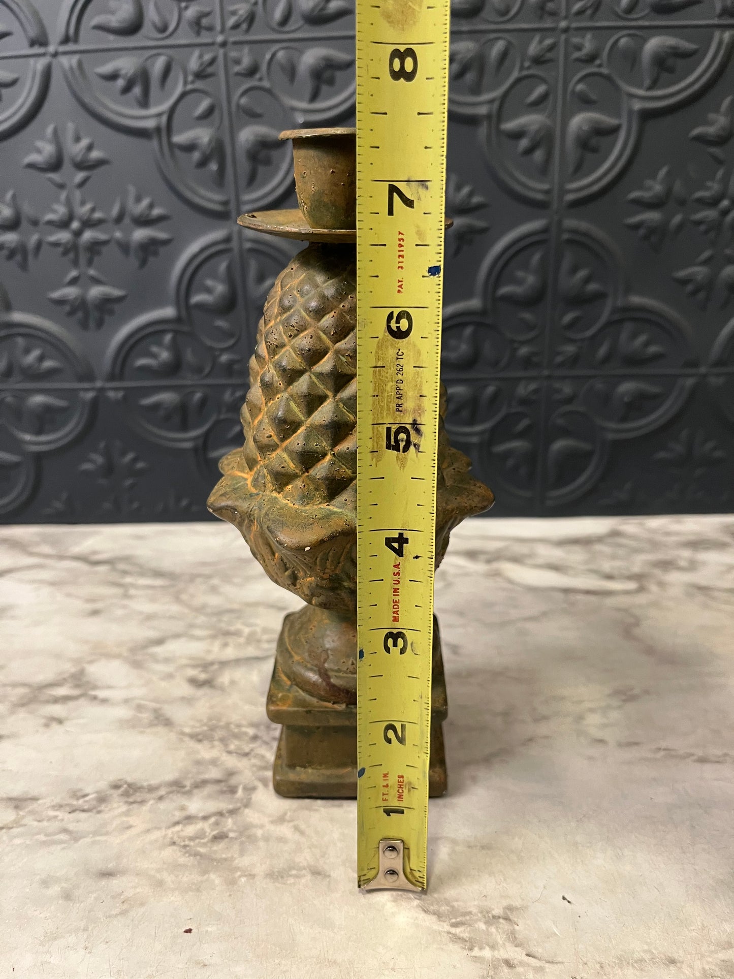 Metal Artichoke Candle Holder