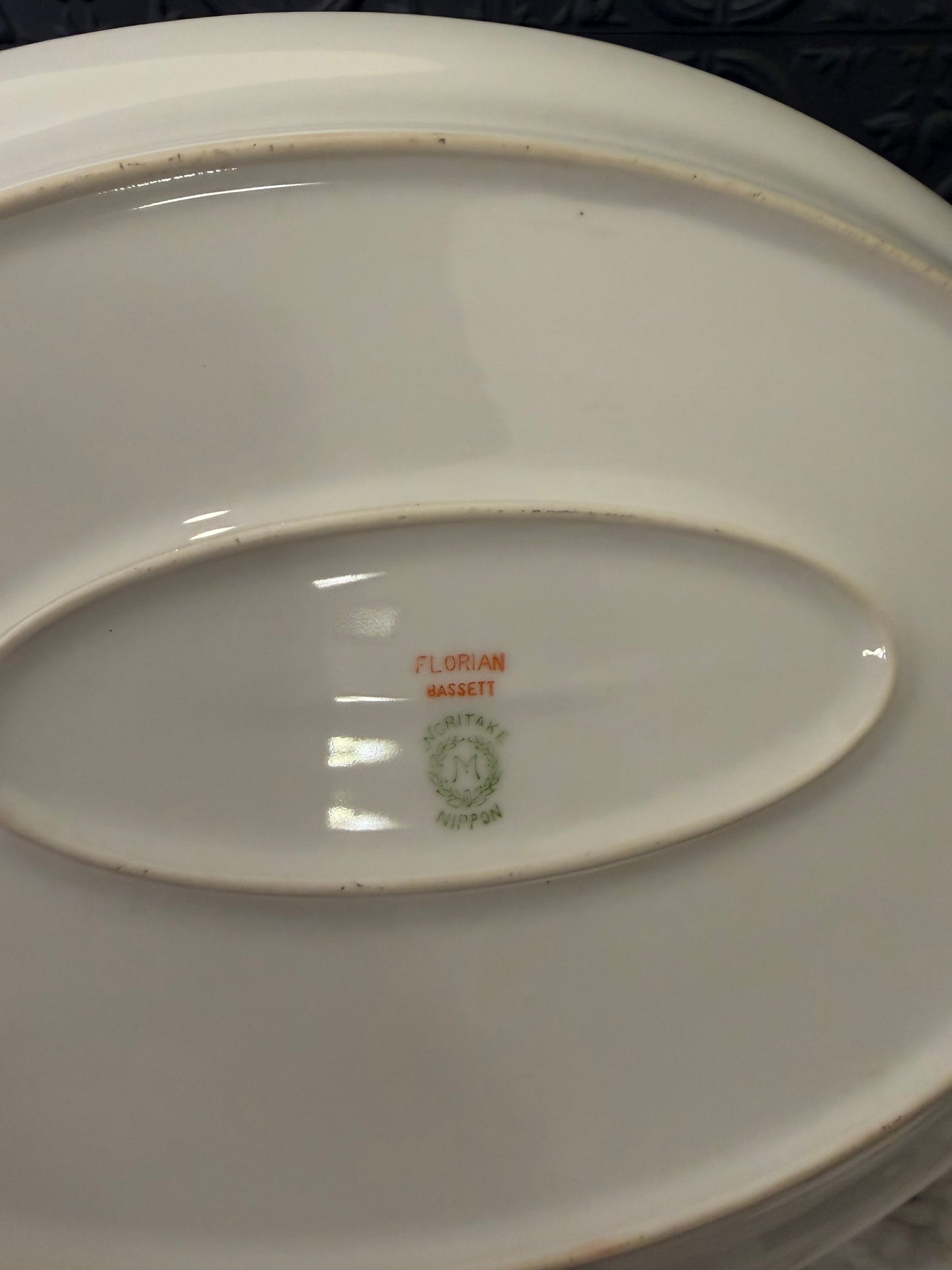 Noritake Oval Florian Bassett Platter