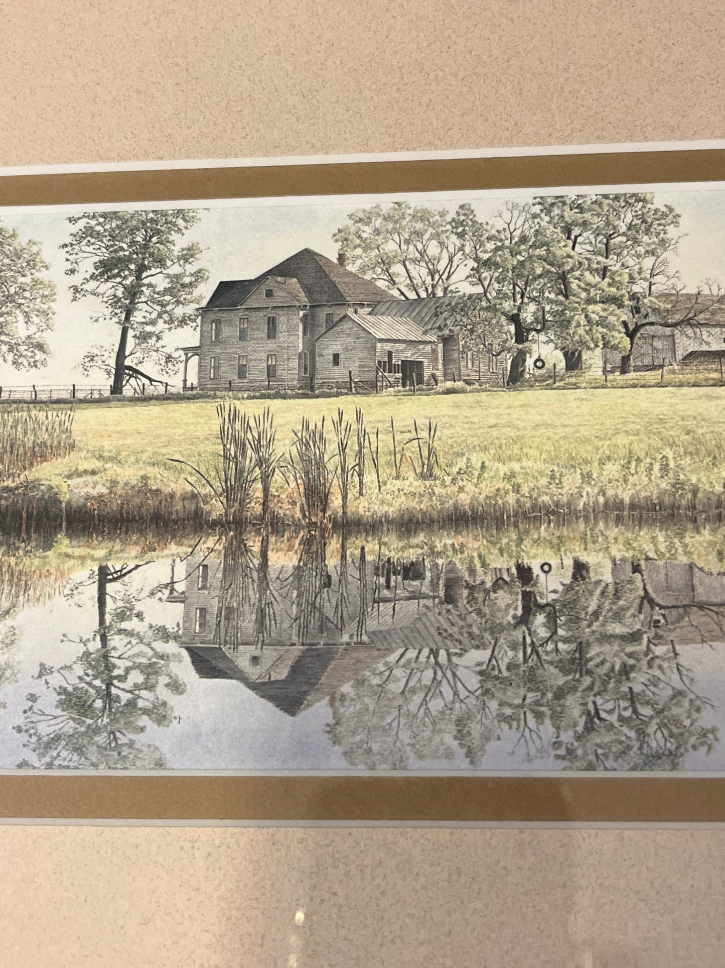 Heartland Reflections by Jon Crane Framed Print