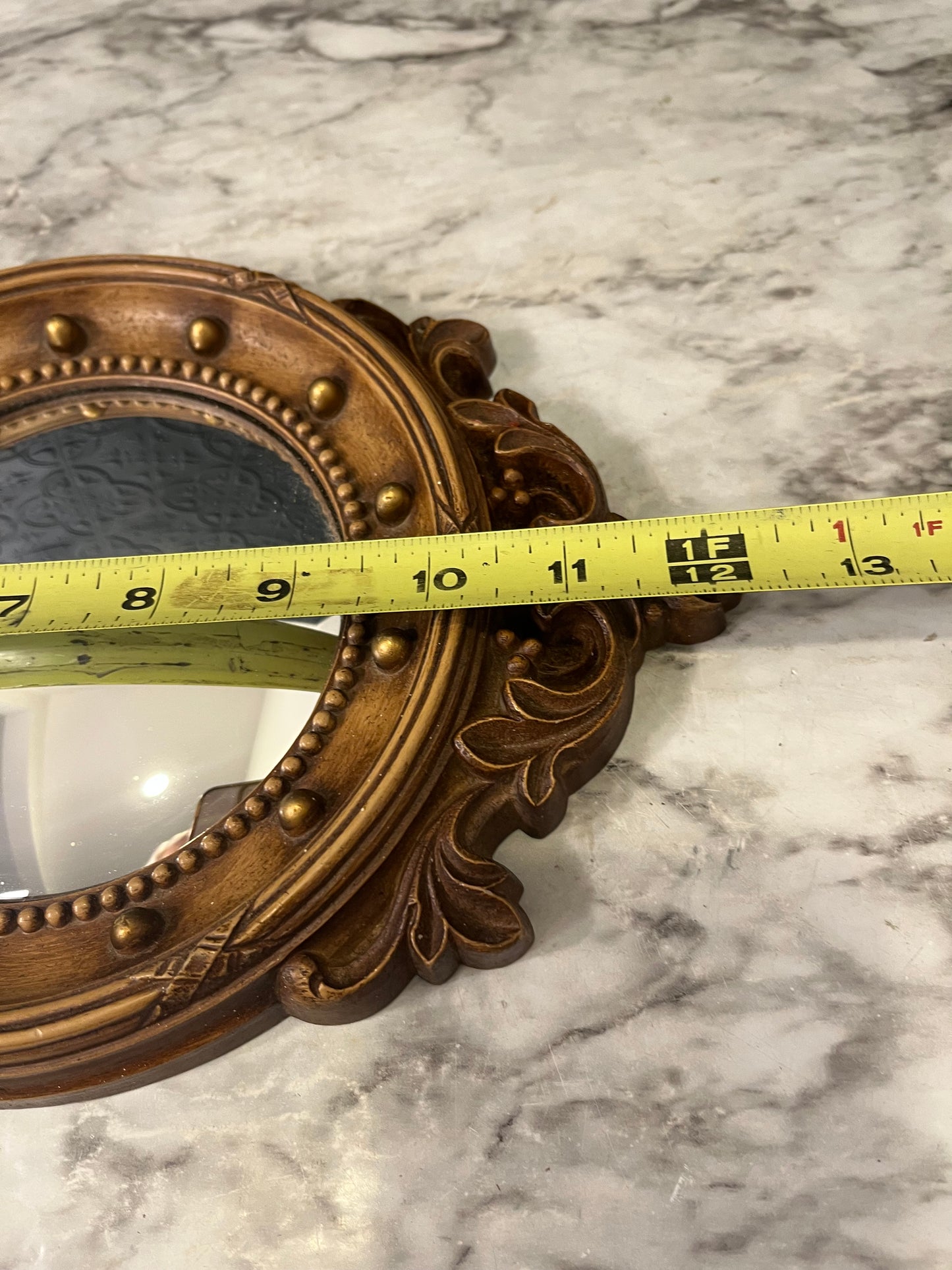 Syroco Bubble Style Mirror with Eagle