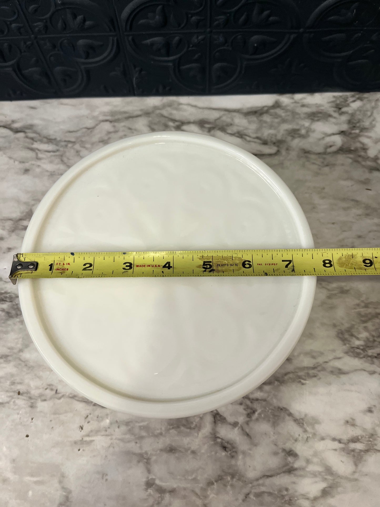 Small Milk Glass Cake Stand