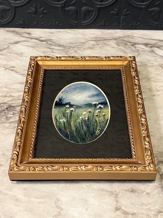 Twilight Daisies Painting by Jessie