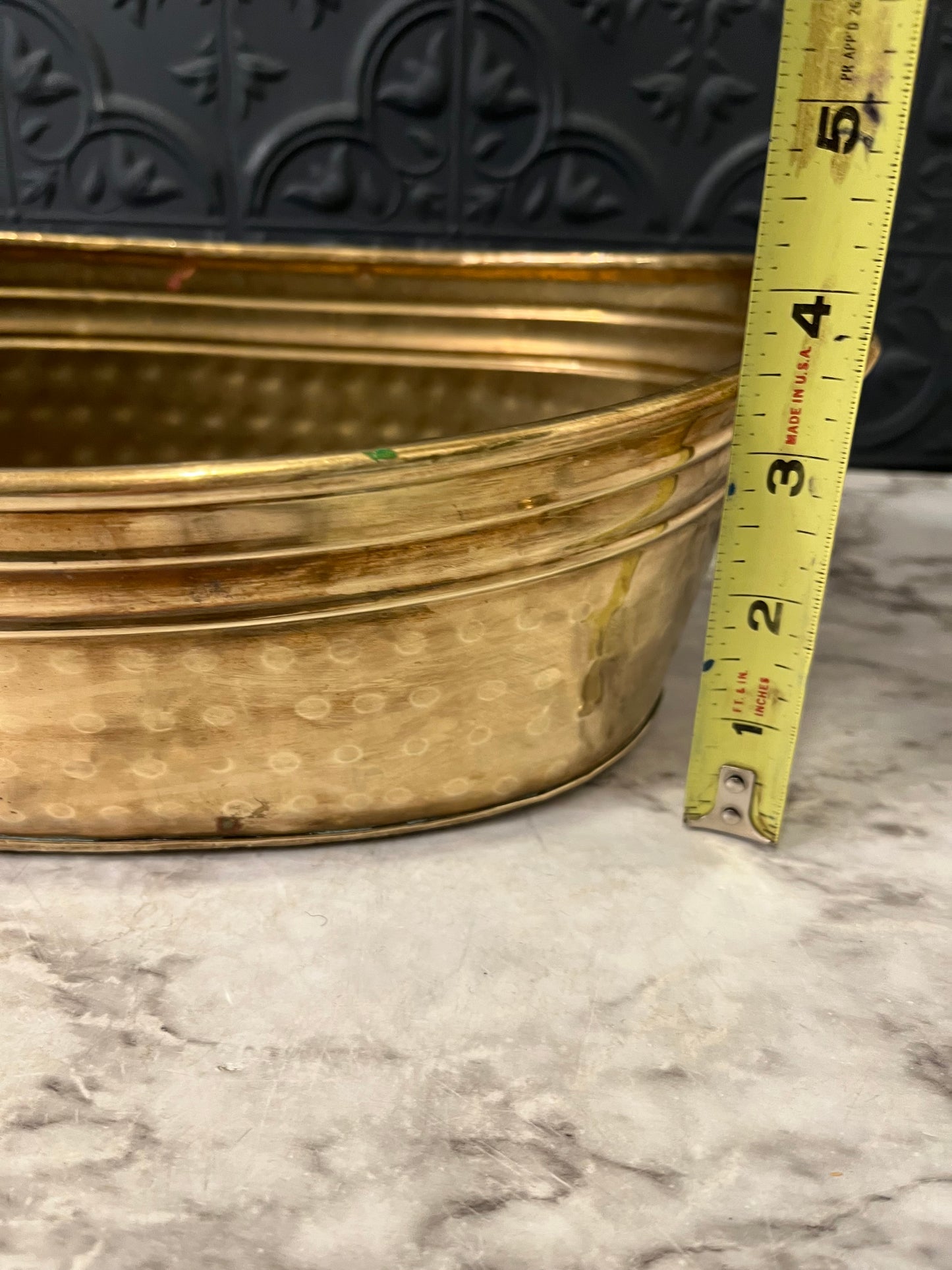 Brass Boat Planter