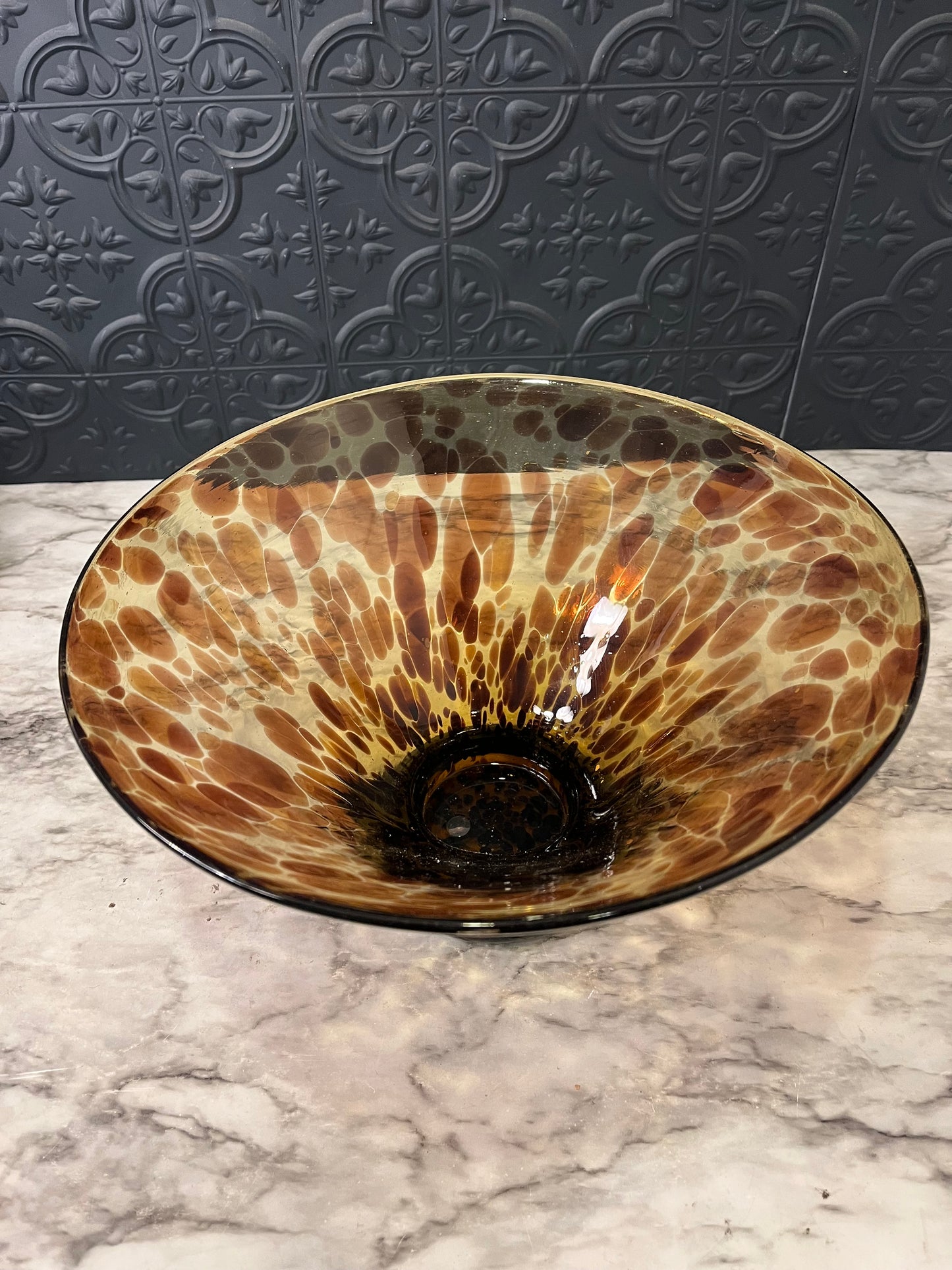 Large Tortoise Pedestal Bowl