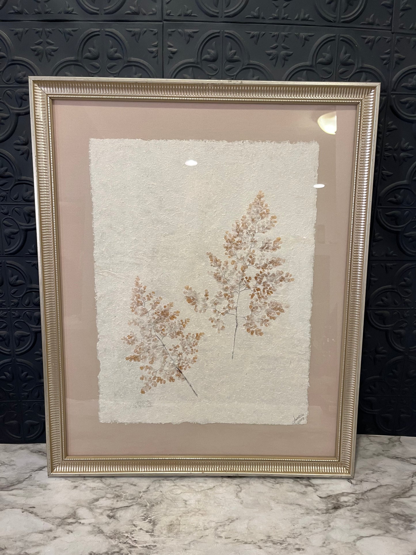 Pressed Herb Botanical Framed