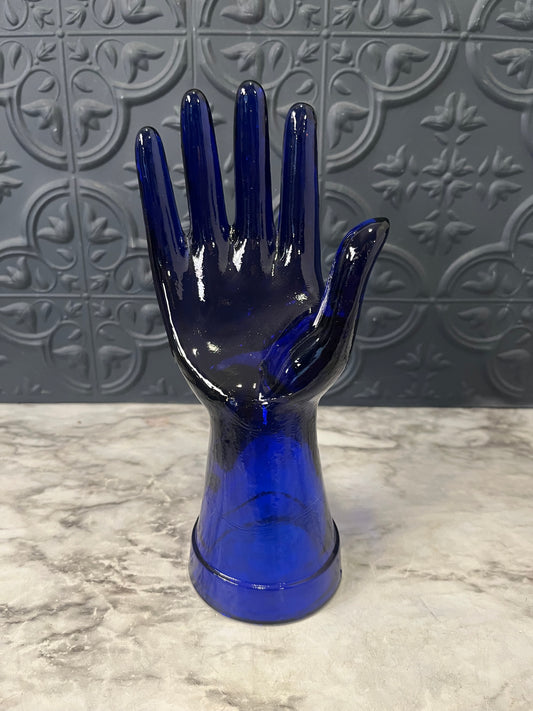 Blue Glass Hand