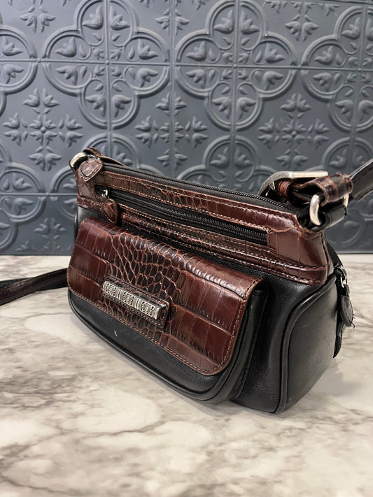 Brighton  Black and Brown Crossbody