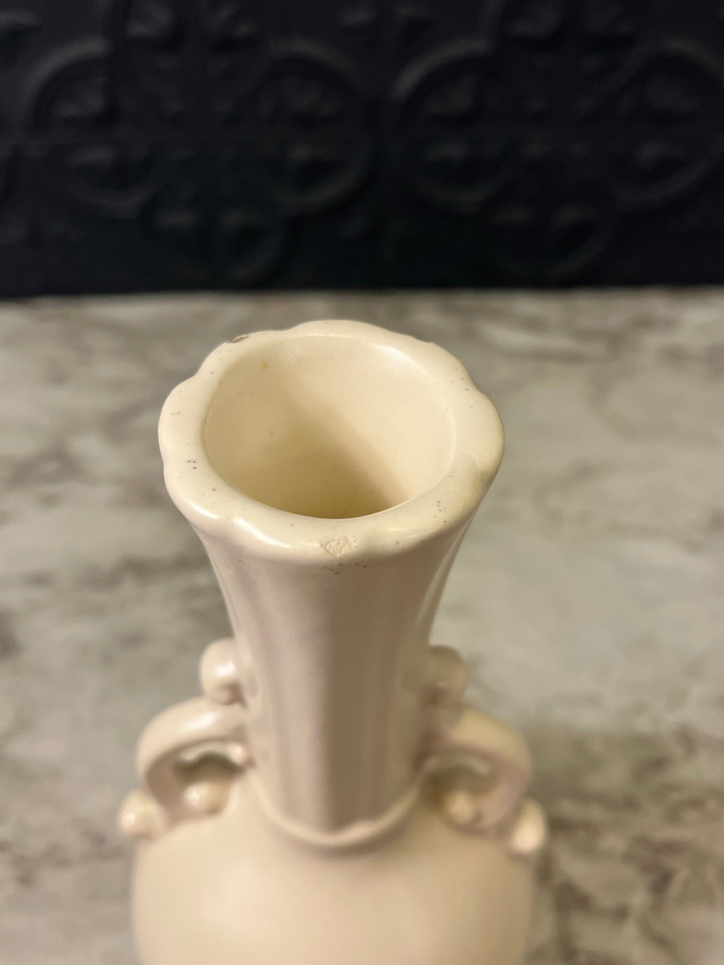 Cream Vase with Handles 7.5