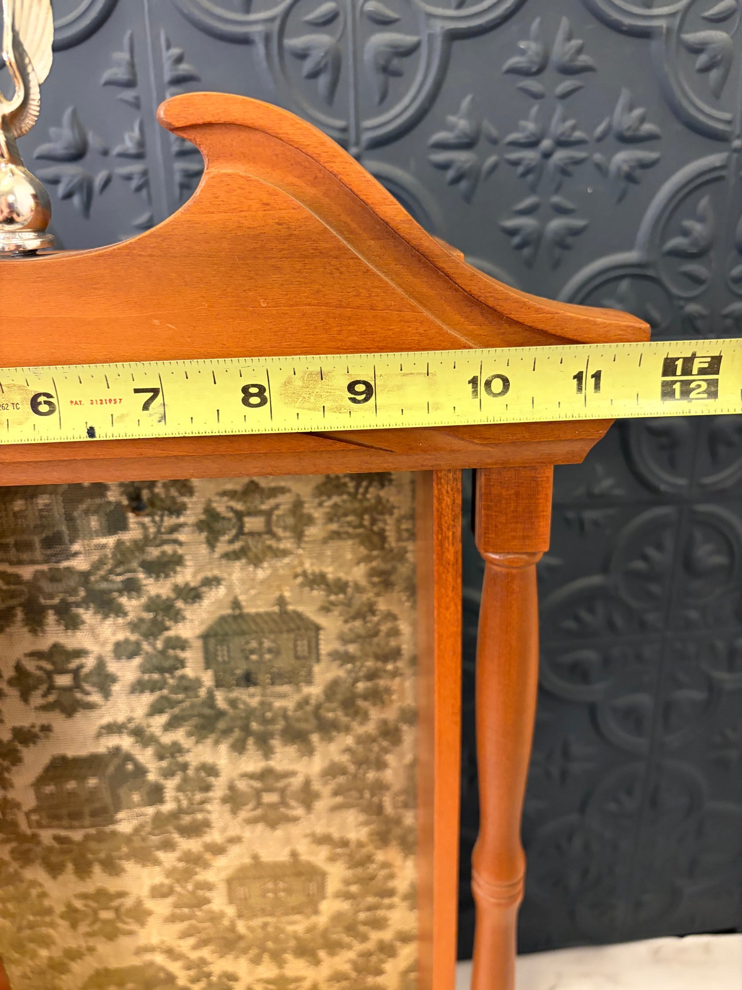 Curio Wall Shelf with Fabric