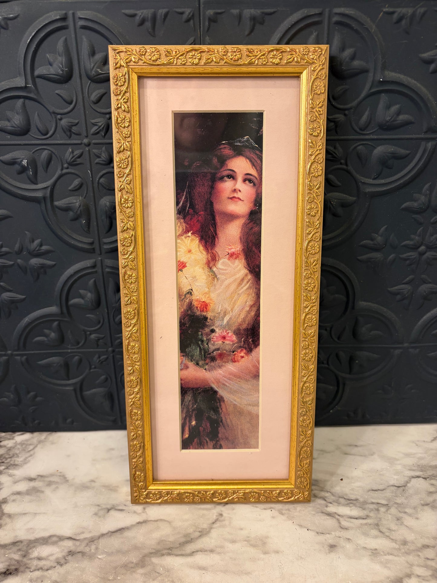 Lost in the Moment Gold Framed Lady