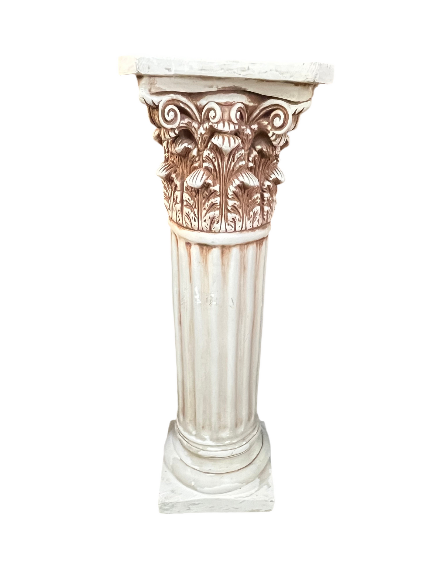 Cream Pillar with Brown Shading