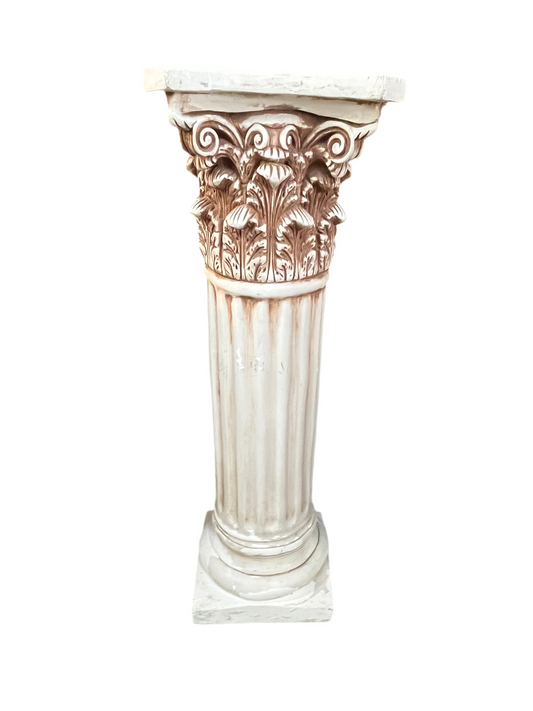 Cream Pillar with Brown Shading