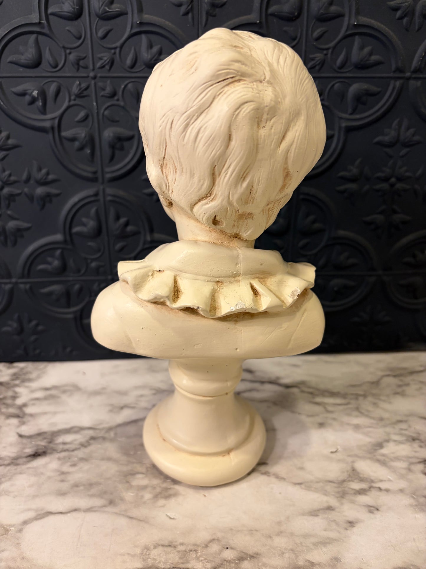 Alexander Backer Co Chalkware Boy Bust
