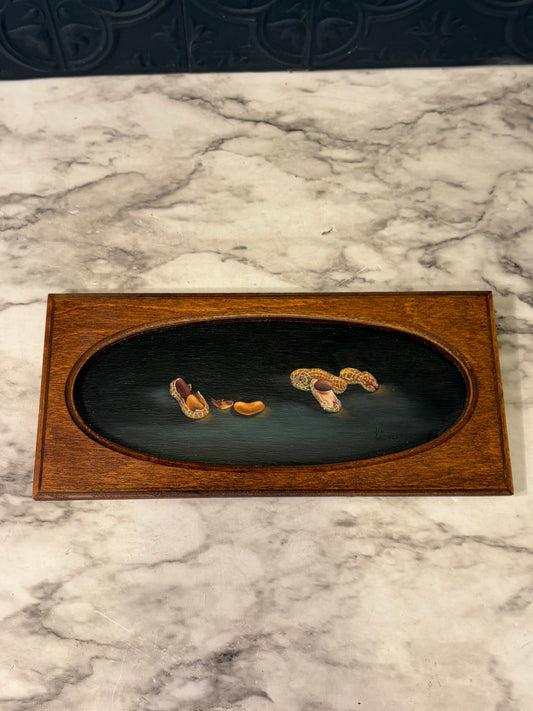 Peanut Painting on Wood