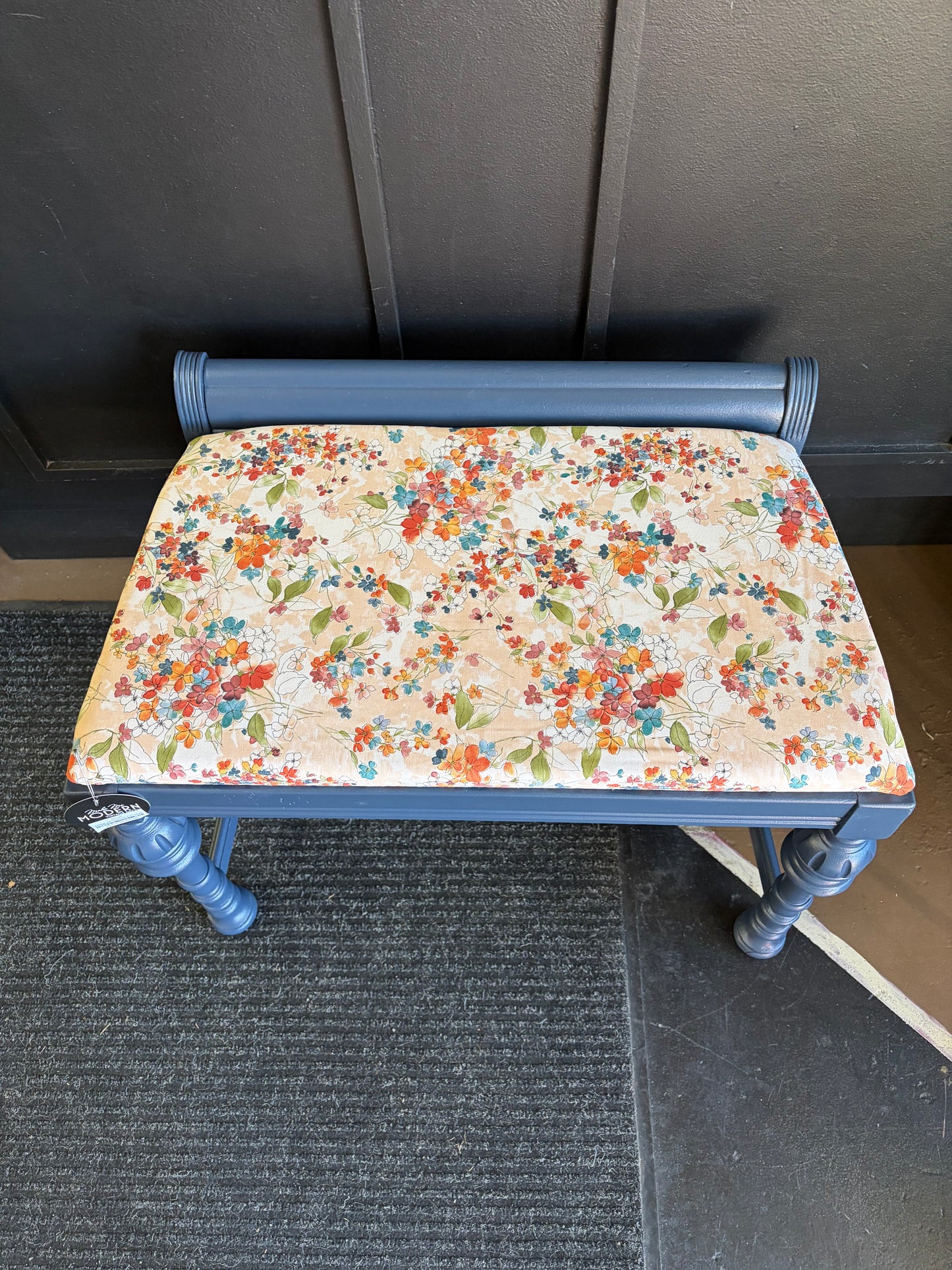 Vintage Vanity Bench Refinished