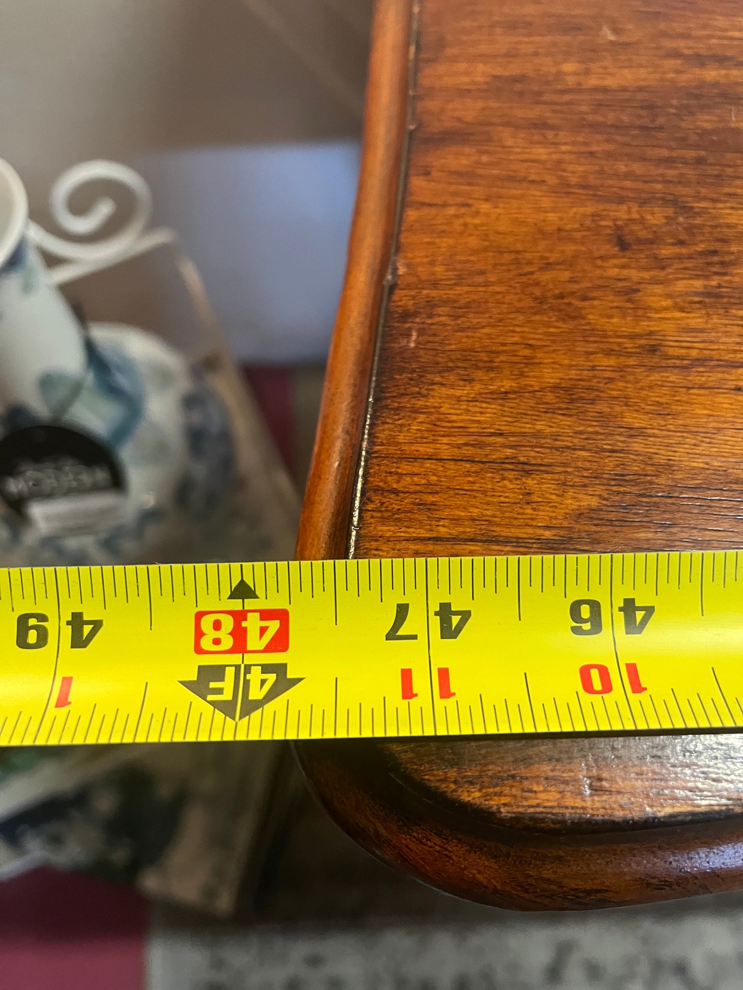 Wood Desk with Swan Legs