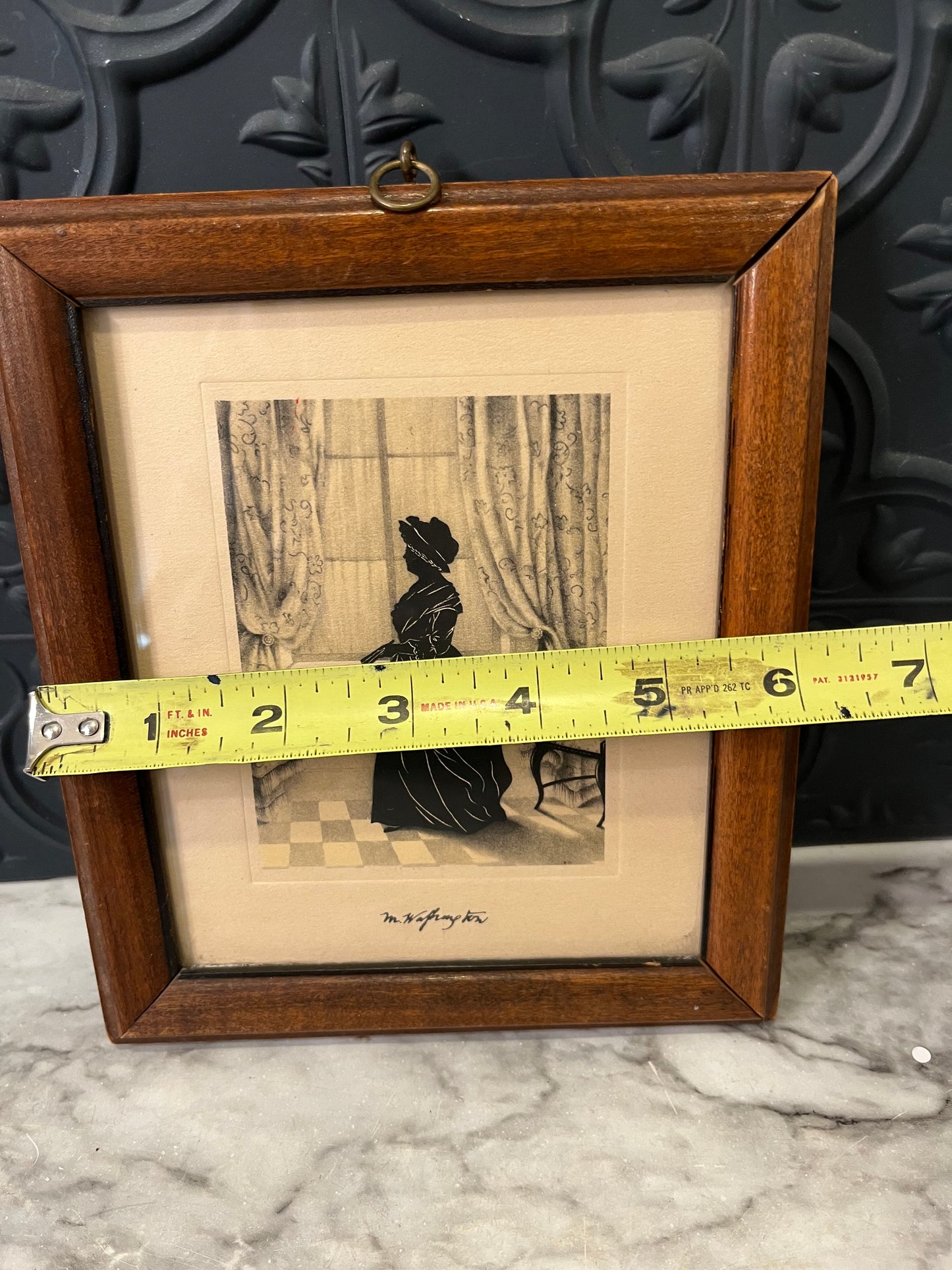 M. Washington by Window