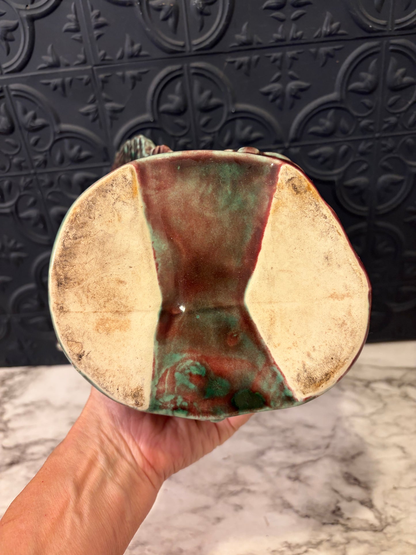 Vintage American Bisque Turkey Planter