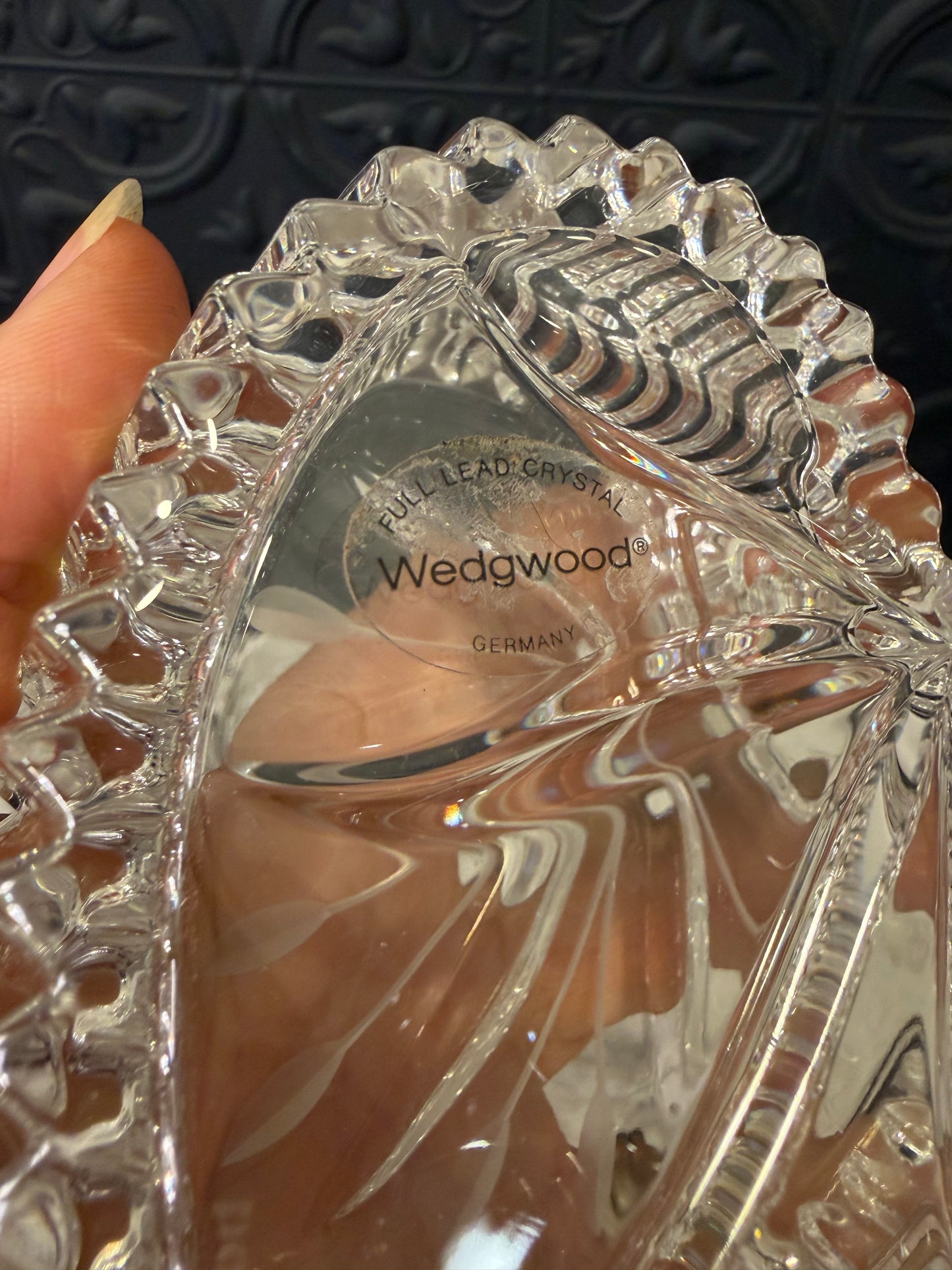 Wedgewood Crystal Heart Box
