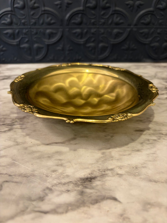 Contempo Brass Footed Bowl