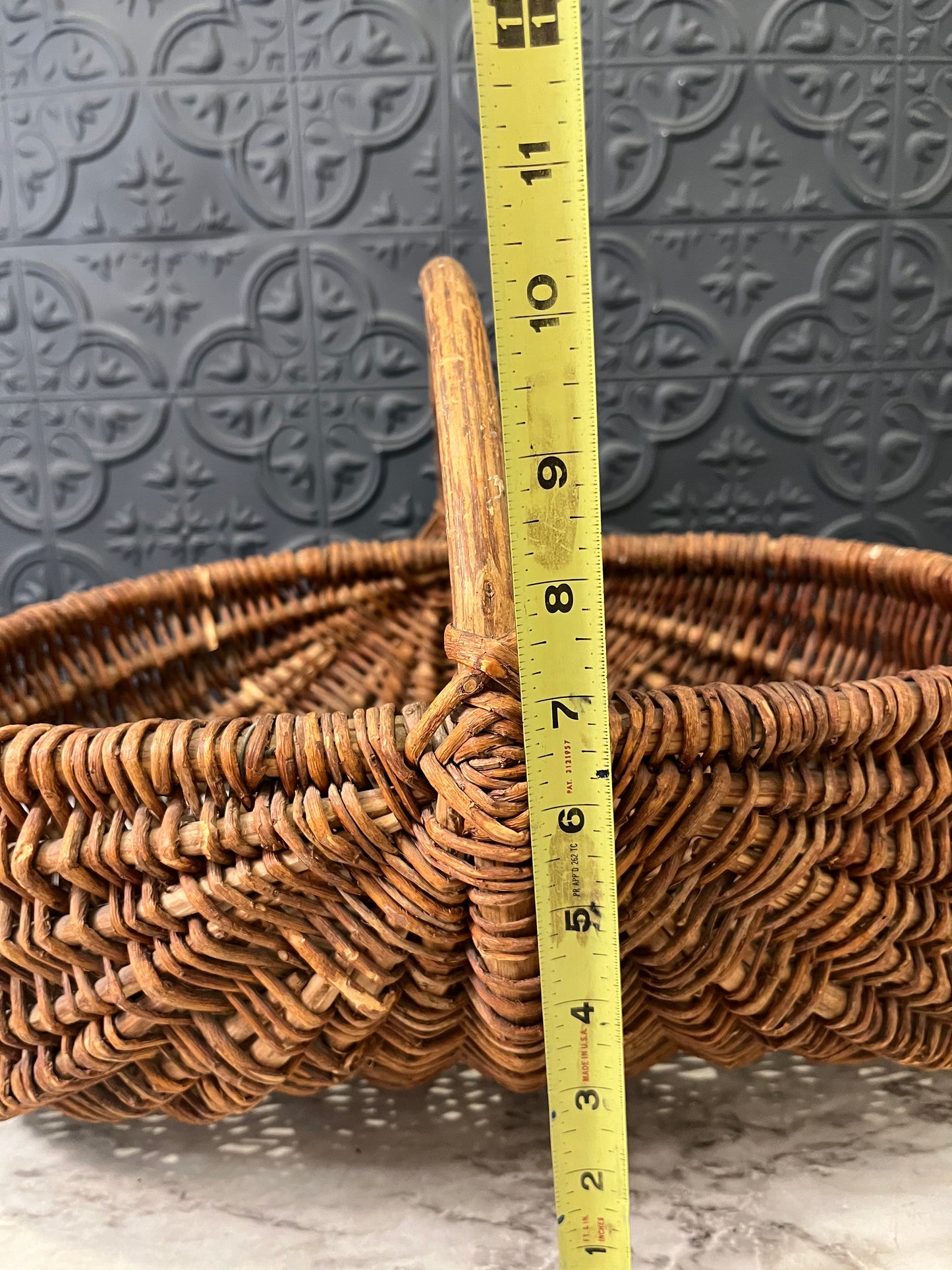 Antique French Egg Basket