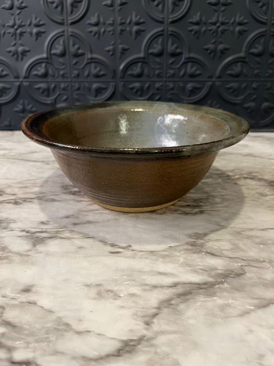 Brown/Blue Pottery Bowl (to Kim)