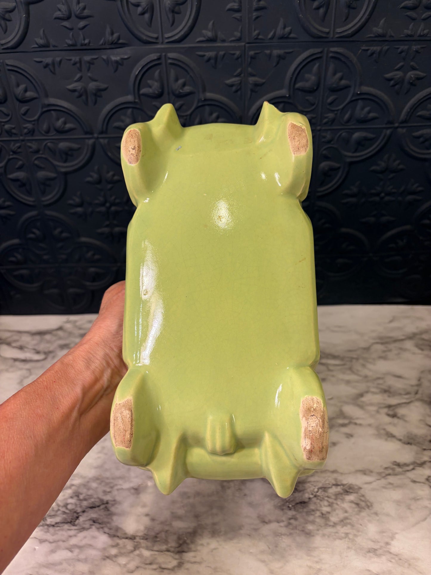 Green Convertible Planter AS IS