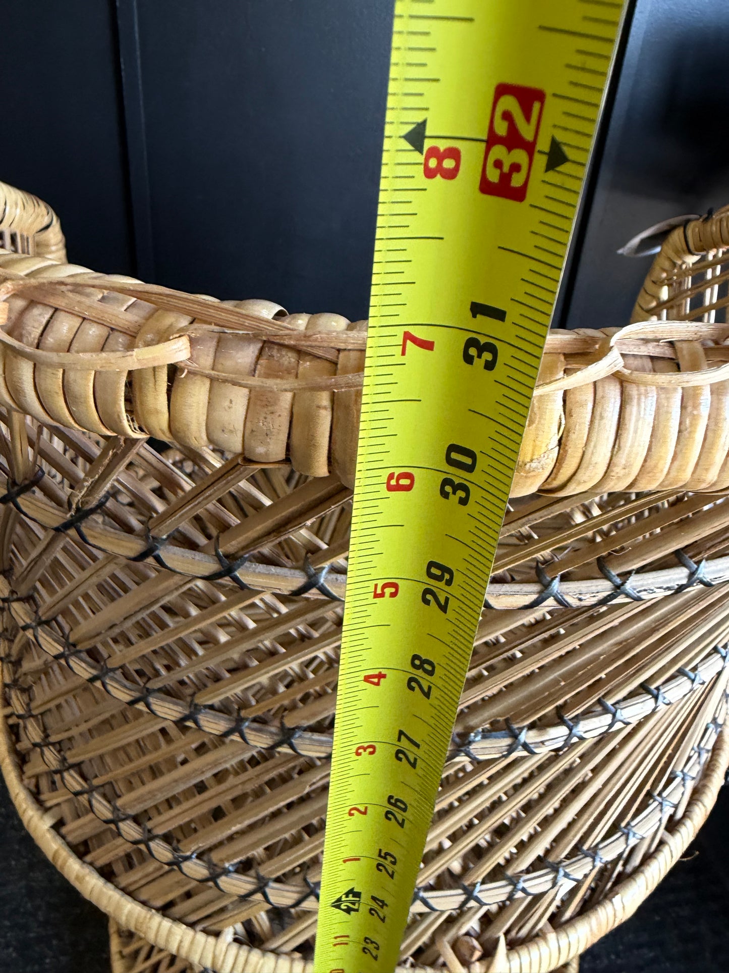 Wicker Barrel Chair